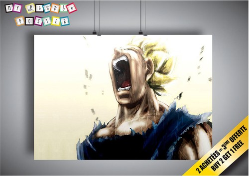 Poster dragon ball vegeta - poster,